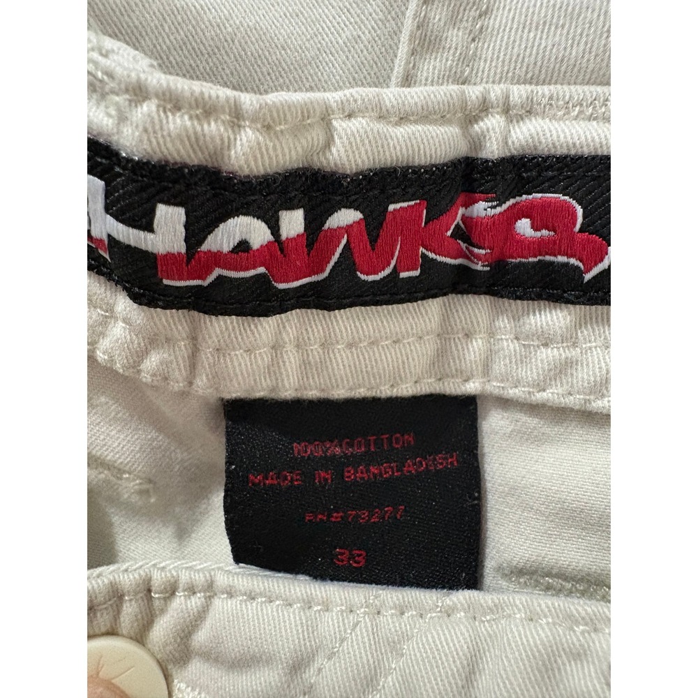 Tony‎ Hawk Mens Cargo Shorts Beige Size 33 Cotton Pockets Casual Skater - Picture 6 of 9